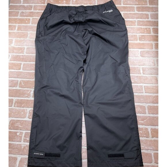 Columbia XCO Pants Men 2XLarge 42Wx34L Black Rain‎ Stom Dry Nylon Softshell - Picture 12 of 15